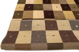 Multicolored Tribal 7X10 Indo-Gabbeh Oriental Rug