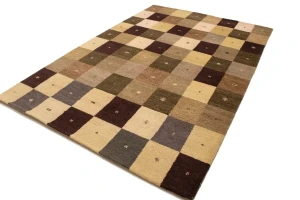 Multicolored Tribal 7X10 Indo-Gabbeh Oriental Rug