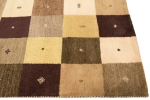 Multicolored Tribal 7X10 Indo-Gabbeh Oriental Rug