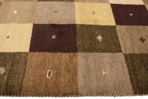 Multicolored Tribal 7X10 Indo-Gabbeh Oriental Rug