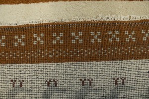 Caramel Brown Tribal 3X6 Indo-Gabbeh Oriental Rug