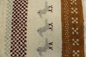 Caramel Brown Tribal 3X6 Indo-Gabbeh Oriental Rug