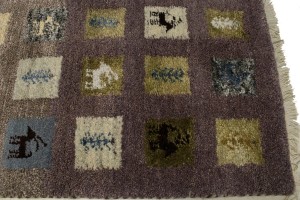Brown Tribal Geometric 3X8 Indo-Gabbeh Oriental Runner Rug