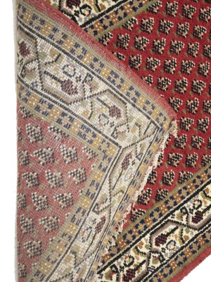 Red Floral Classic 3X10 Indo-Boteh Oriental Runner Rug