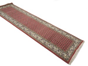 Red Floral Classic 3X10 Indo-Boteh Oriental Runner Rug