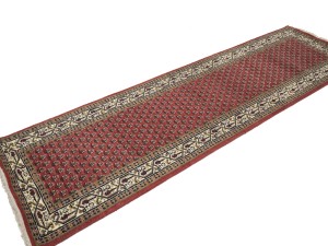 Red Floral Classic 3X10 Indo-Boteh Oriental Runner Rug