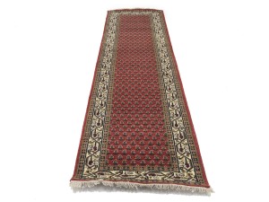 Red Floral Classic 3X10 Indo-Boteh Oriental Runner Rug