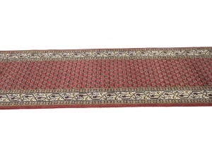 Red Floral Classic 3X10 Indo-Boteh Oriental Runner Rug