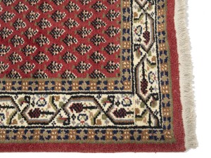 Red Floral Classic 3X10 Indo-Boteh Oriental Runner Rug