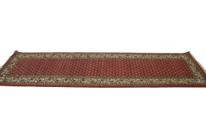 Red Floral 3X10 Indo Botemir Oriental Runner Rug
