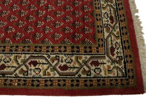 Red Floral 3X10 Indo Botemir Oriental Runner Rug