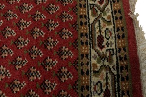 Red Floral 3X10 Indo Botemir Oriental Runner Rug