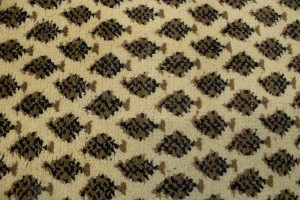 Cream Floral 2'4X9 Indo Botemir Oriental Runner Rug