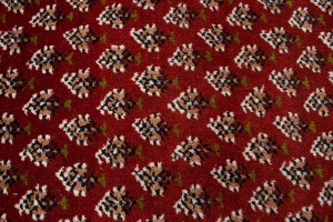 Red Floral 2'6X9 Indo Botemir Oriental Runner Rug