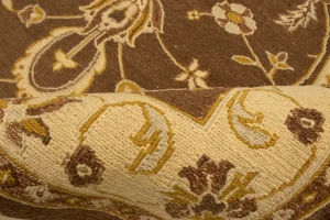 Brown Floral 4X6 Sumak Oriental Rug