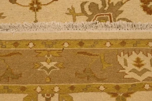 Cream Floral 5X7 Sumak Oriental Rug