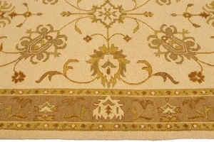 Cream Floral 5X7 Sumak Oriental Rug