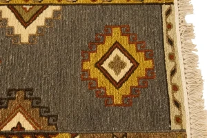 Multicolored Abstract 6X8 Sumak Oriental Rug