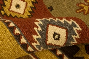 Multicolored Abstract 6X8 Sumak Oriental Rug