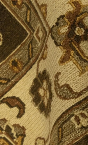 Brown Floral 6X8 Sumak Oriental Rug