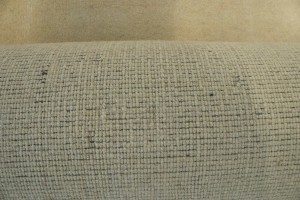 Solid Cream 3X10 Oriental Modern Runner Rug