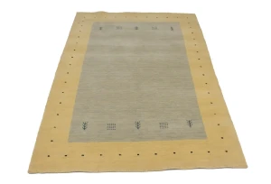 Beige Tribal 4'8X6'6 Lori Gabbeh Oriental Rug