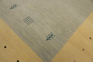 Beige Tribal 4'8X6'6 Lori Gabbeh Oriental Rug