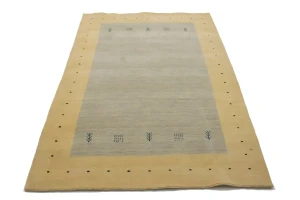 Beige Tribal 4'8X6'6 Lori Gabbeh Oriental Rug
