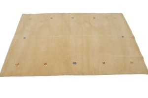 Beige Tribal 4X6 Lori Gabbeh Oriental Rug