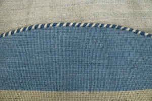 Multicolored Stripes 4X4 Lori Gabbeh Oriental Round Rug