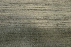 Brown Beige Stripes 4X4 Lori Gabbeh Oriental Round Rug