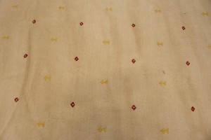 Beige Solid Tribal 8X8 Lori Gabbeh Oriental Round Rug