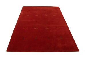 Scarlet Red Tribal 6X8 Lori Gabbeh Oriental Rug