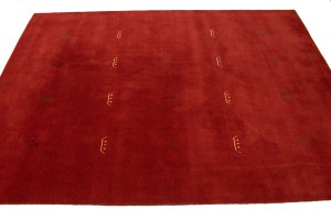 Scarlet Red Tribal 6X8 Lori Gabbeh Oriental Rug