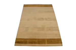 Beige &  Brown Tribal 5X8 Lori Gabbeh Oriental Rug