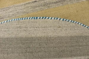 Multicolored Stripes 5X5 Lori Gabbeh Oriental Round Rug