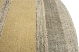 Multicolored Stripes 5X5 Lori Gabbeh Oriental Round Rug