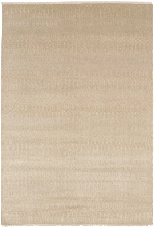 Beige/Cream Grass Design 6X9 Modern Oriental Rug