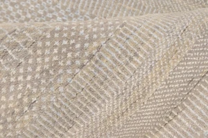 Oatmeal Grass Design 6X9 Modern Oriental Rug
