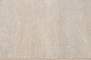 Oatmeal Grass Design 6X9 Modern Oriental Rug