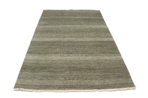 Olive Brown Grass Design 6X9 Modern Oriental Rug