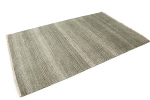 Olive Brown Grass Design 6X9 Modern Oriental Rug