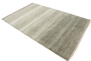 Olive Brown Grass Design 6X9 Modern Oriental Rug