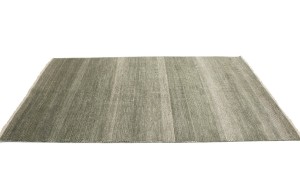 Olive Brown Grass Design 6X9 Modern Oriental Rug