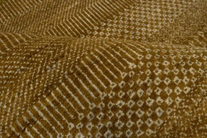 Khaki Caramel Grass Design 4X6 Modern Oriental Rug