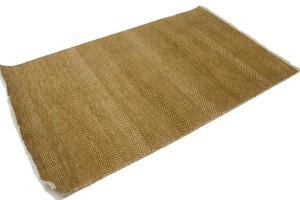Khaki Caramel Grass Design 4X6 Modern Oriental Rug