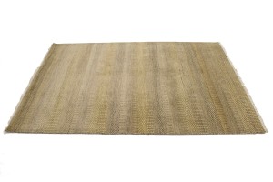 Brown & Beige Grass Design 5X8 Modern Oriental Rug