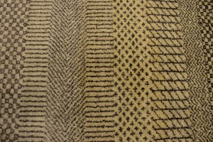 Brown & Beige Grass Design 5X8 Modern Oriental Rug