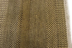 Brown & Beige Grass Design 5X8 Modern Oriental Rug