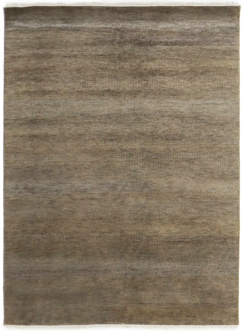 Brown Grass Design 5X7 Modern Oriental Rug